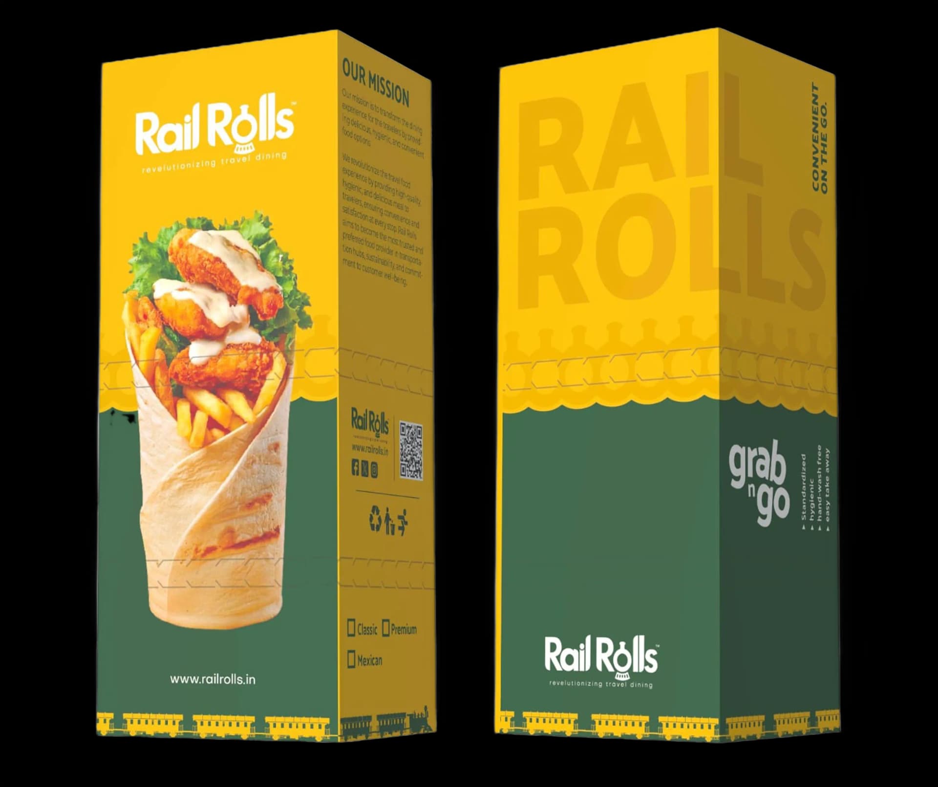 Rail Rolls Wraps